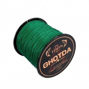 Шнур рибальський плетений, 300м 4жили 0.13мм 5.4кг GHOTDA, зелений 318309-03 фото