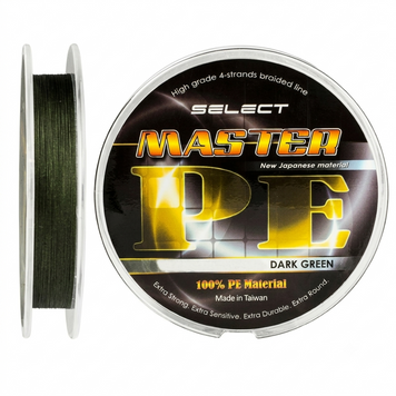 Шнур Select Master PE 100m 0.06мм 9кг 157496-01 фото